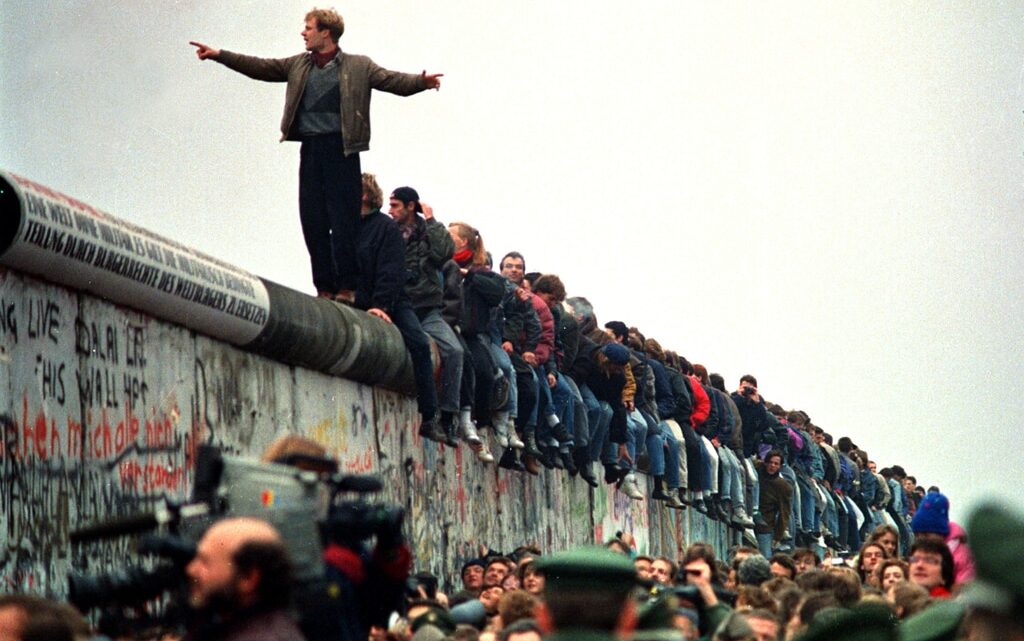 ”La caduta del muro di Berlino”